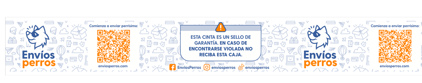 Cinta de seguridad para empacar (paquete de 2 cintas)