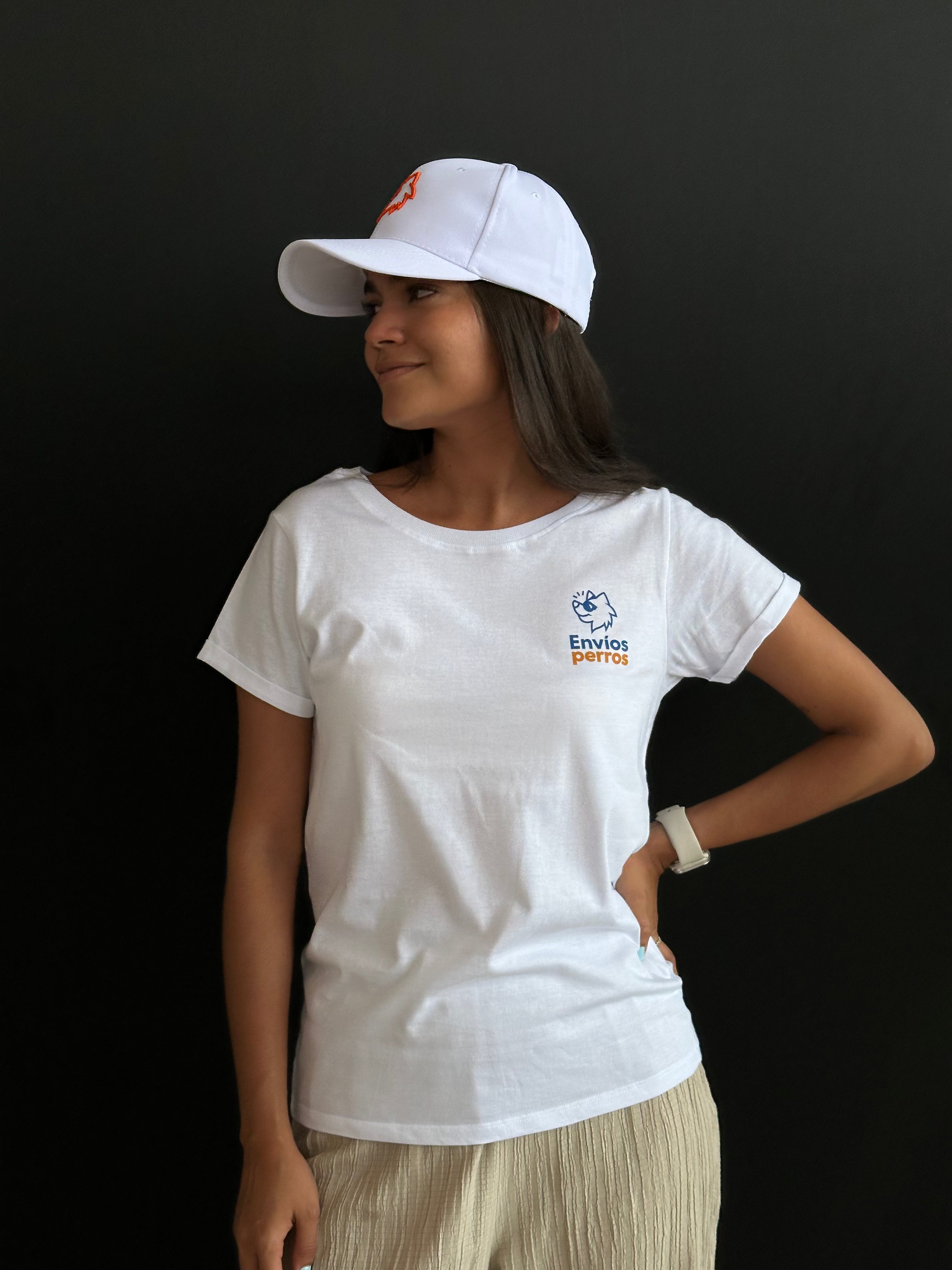 Gorra con logotipo envíosperros con broche velcro