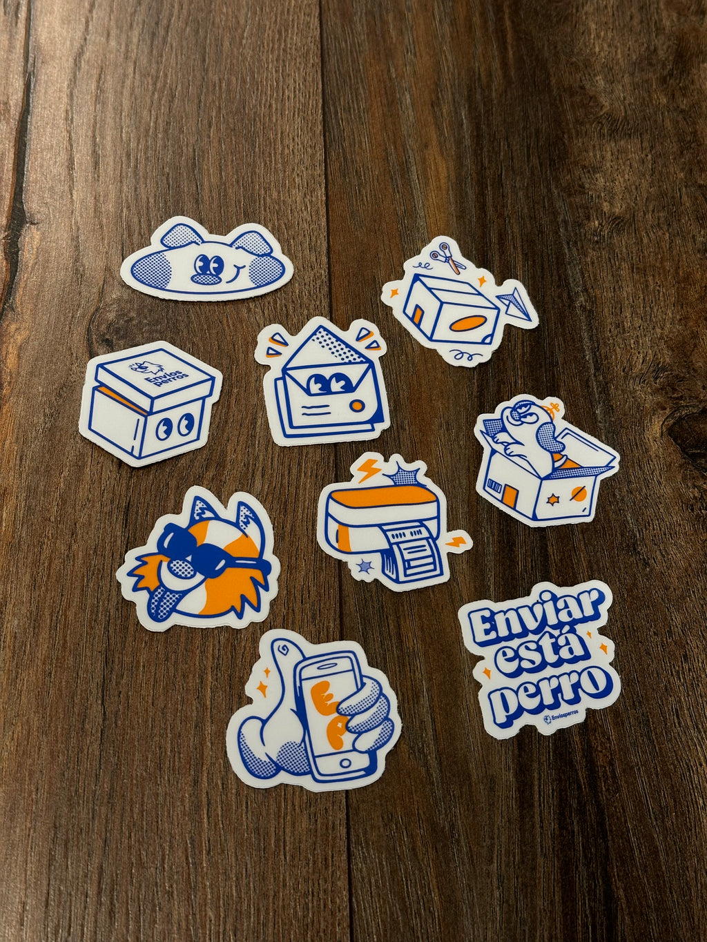 Stickers perrones (Kit de 9)