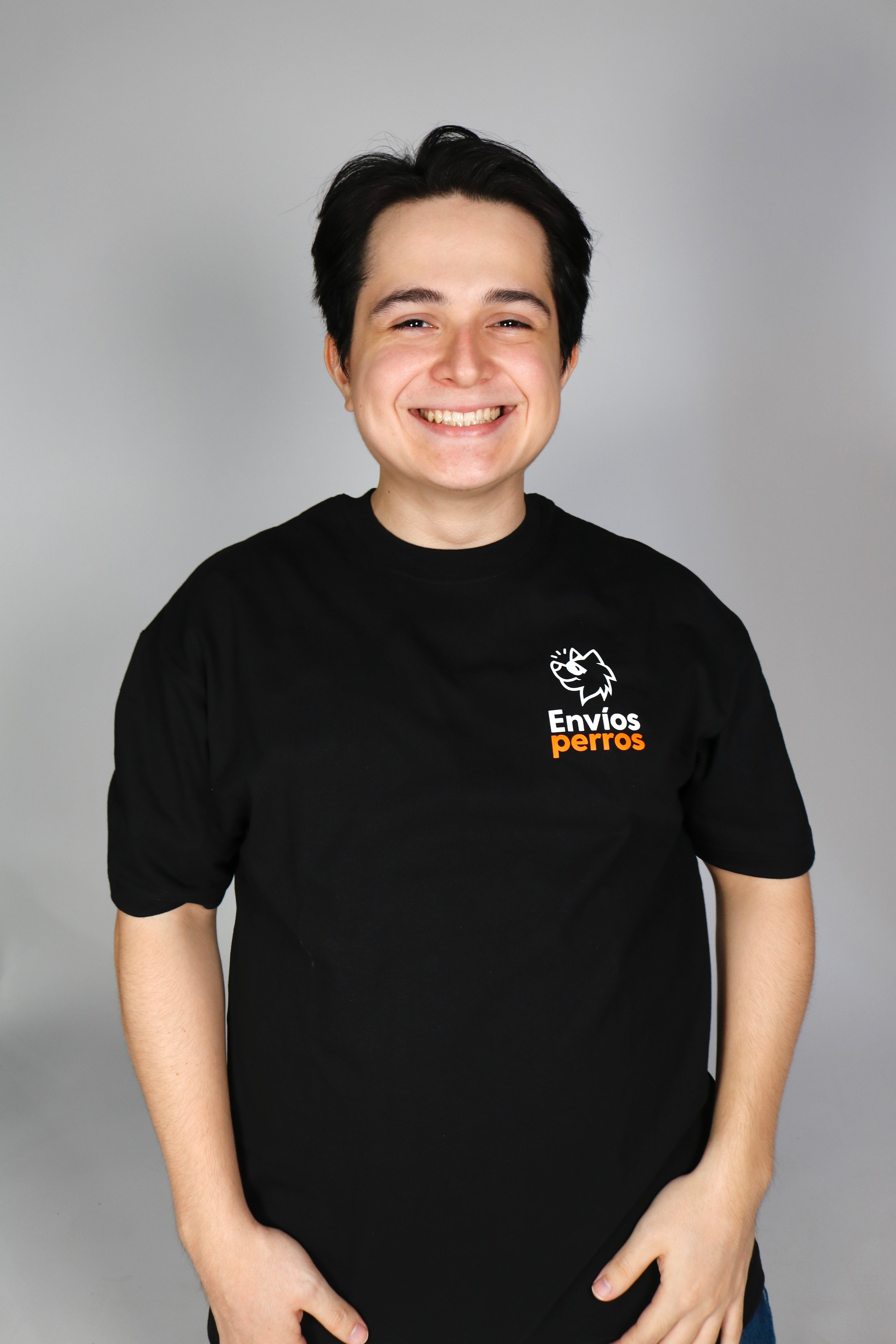 Playera oversized  "Mi negocio" Negra algodón heavyweight 220gr