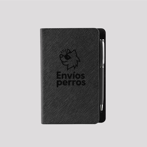 Libreta + pluma Envíosperros 2026